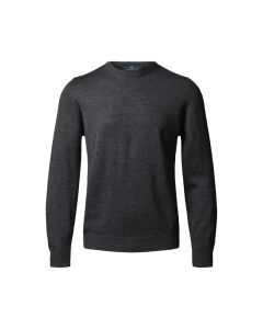 Merino/akryl genser C55 rund hals slim fit - Herre