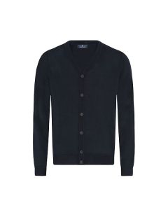 Merino/akryl cardigan C55 regular fit - Herre